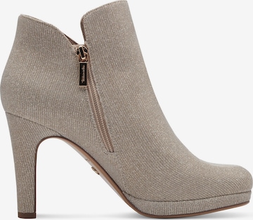 TAMARIS Ankle Boots in Beige