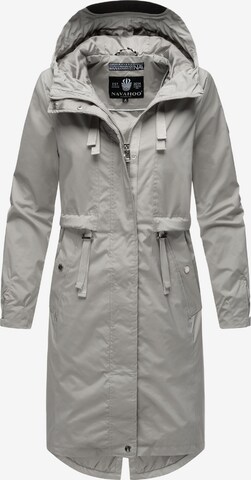 NAVAHOO Raincoat in Grey: front