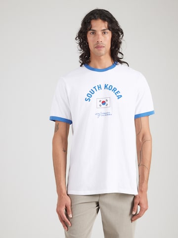 LEVI'S ® Tričko 'RINGER X BRASIL RETRO' - Biela: predná strana