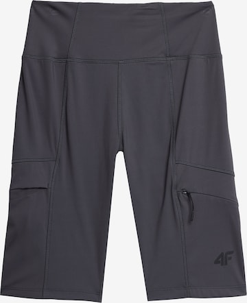 4F - Slimfit Pantalón deportivo en gris: frente