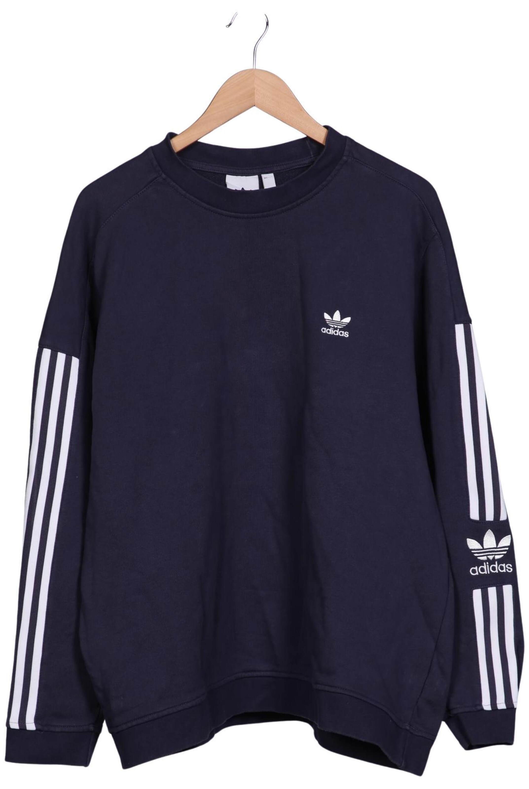 ADIDAS ORIGINALS Sweatshirt & Zip-Up Hoodie in XL in Blue: front