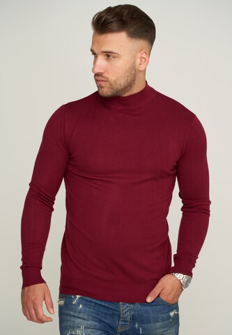 behype Sweater 'MKBONI' in Red: front