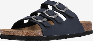 Cruz Mules 'Santa' in Blue: front