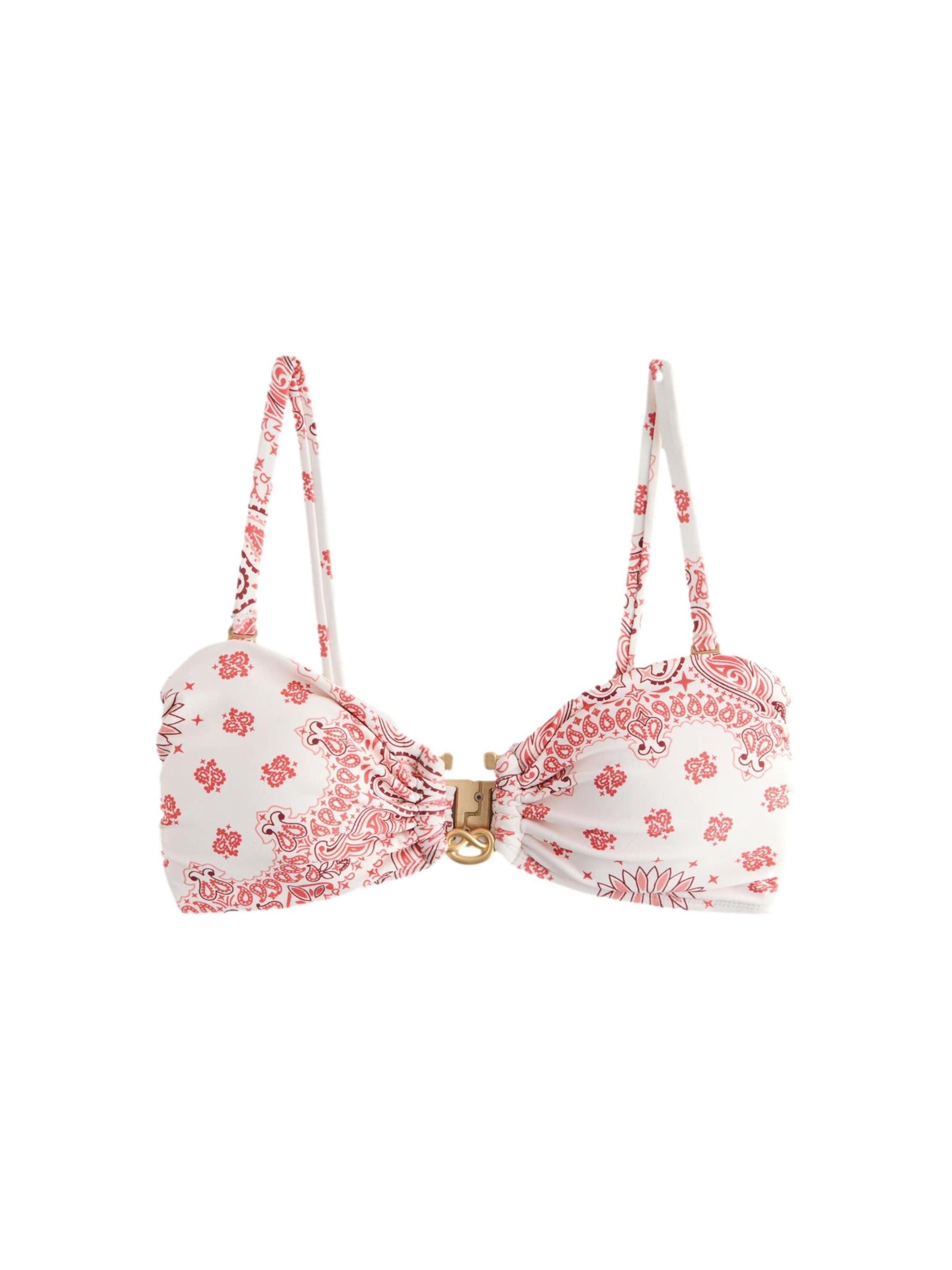 Next Bandeau Bikinitop in Beige: voorkant
