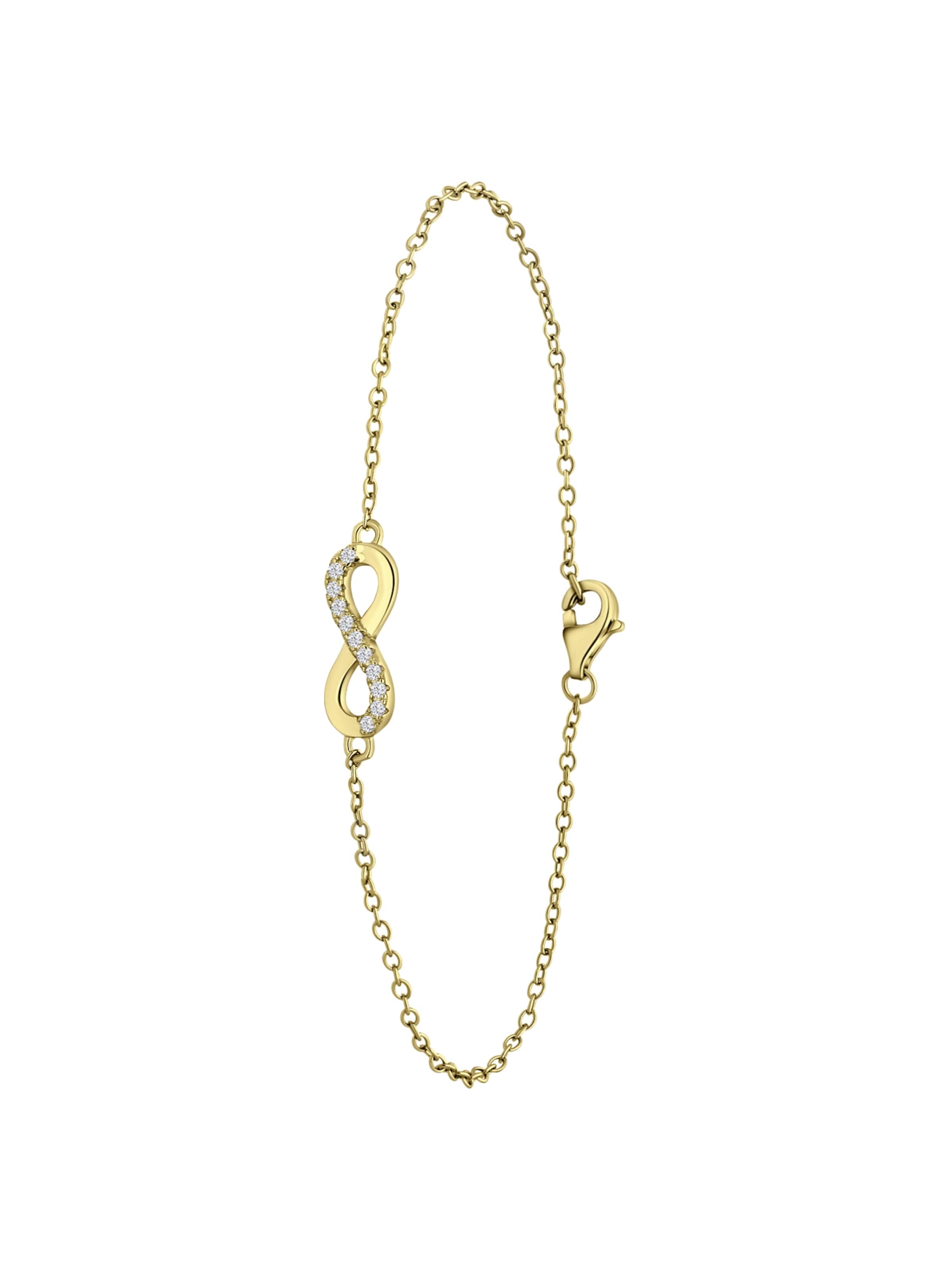 Lucardi Armband in Gold: Vorderseite