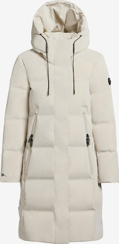khujo Wintermantel ' LONI ' in Wit: voorkant