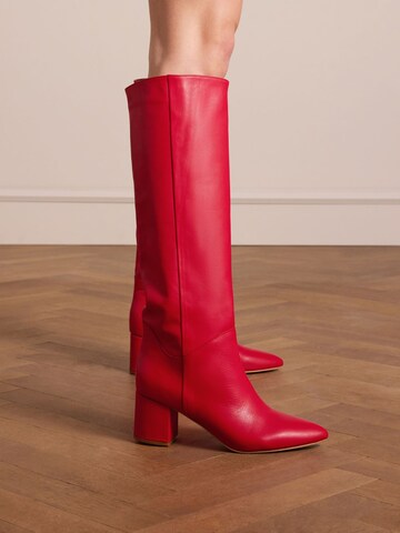 Bottes MANFIELD en rouge