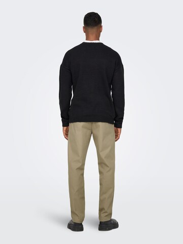 Regular Pantalon chino 'Edge' Only & Sons en beige