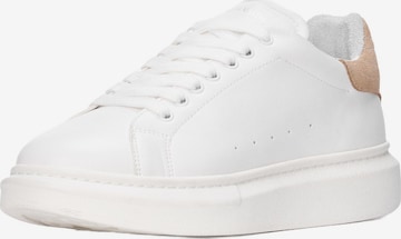 Baskets basses MARTIN VALEN en blanc : devant