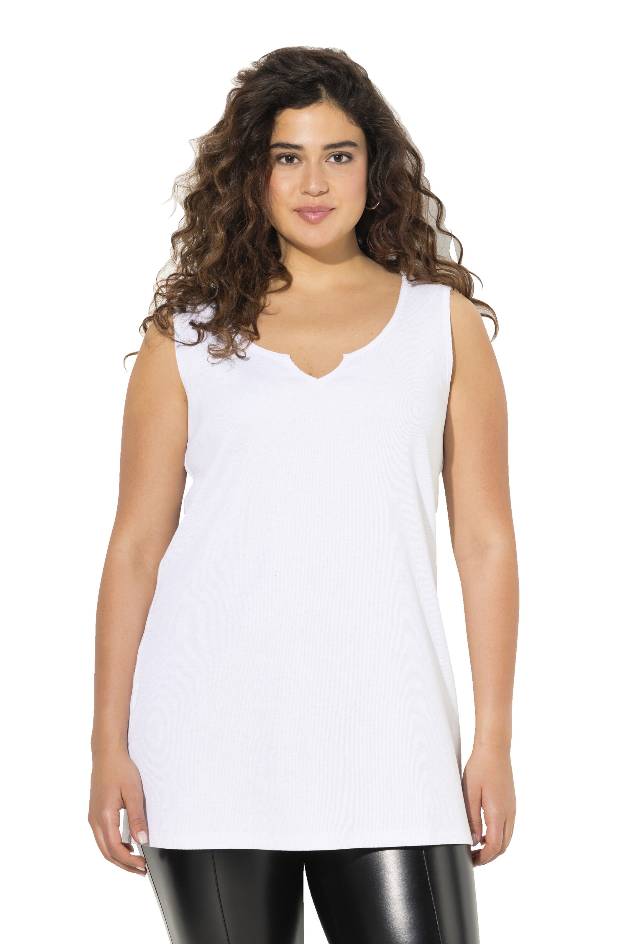 Haut Ulla Popken en blanc : devant