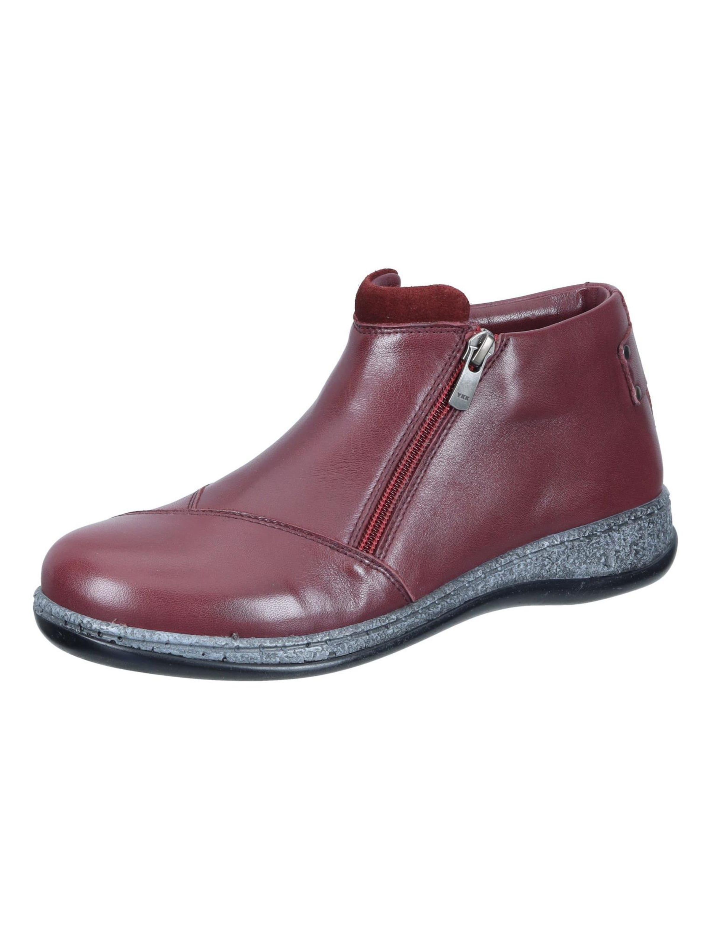 Comfortabel Ankle Boots 'Stiefeletten' in Red: front