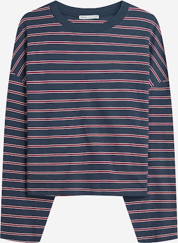 T-shirt Bershka en bleu : devant