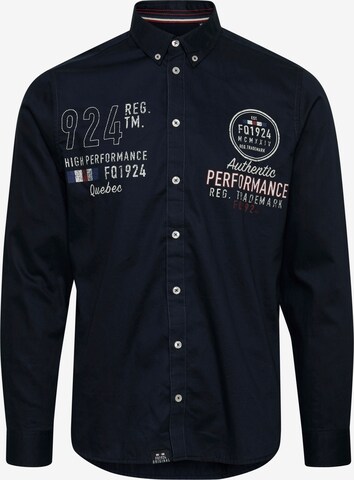 FQ1924 Regular fit Button Up Shirt in Blue: front