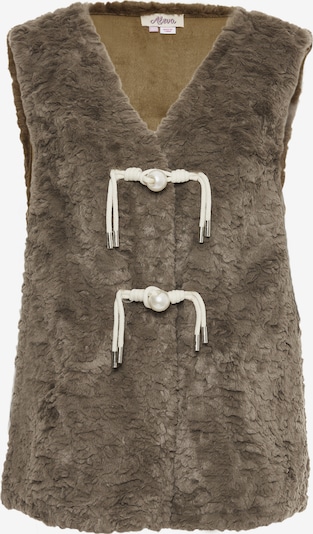 aleva Pletená vesta - hnědá / bílá, Produkt