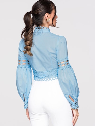 Ombre Bluse‌‌‌ in Blau