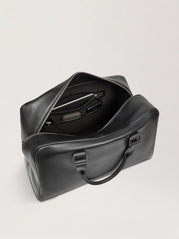 NEGOTIA Leather Weekender 'Valen'‌ in Schwarz
