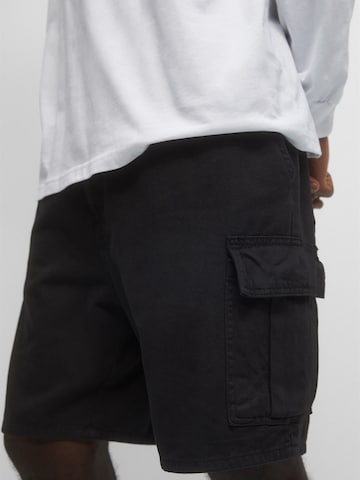 regular Pantaloni cargo di Pull&Bear in nero