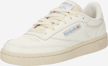 Reebok Låg sneaker 'CLUB C 85' i vit: framsida