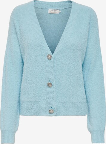 Cardigan 'ELLA' ONLY en bleu : devant