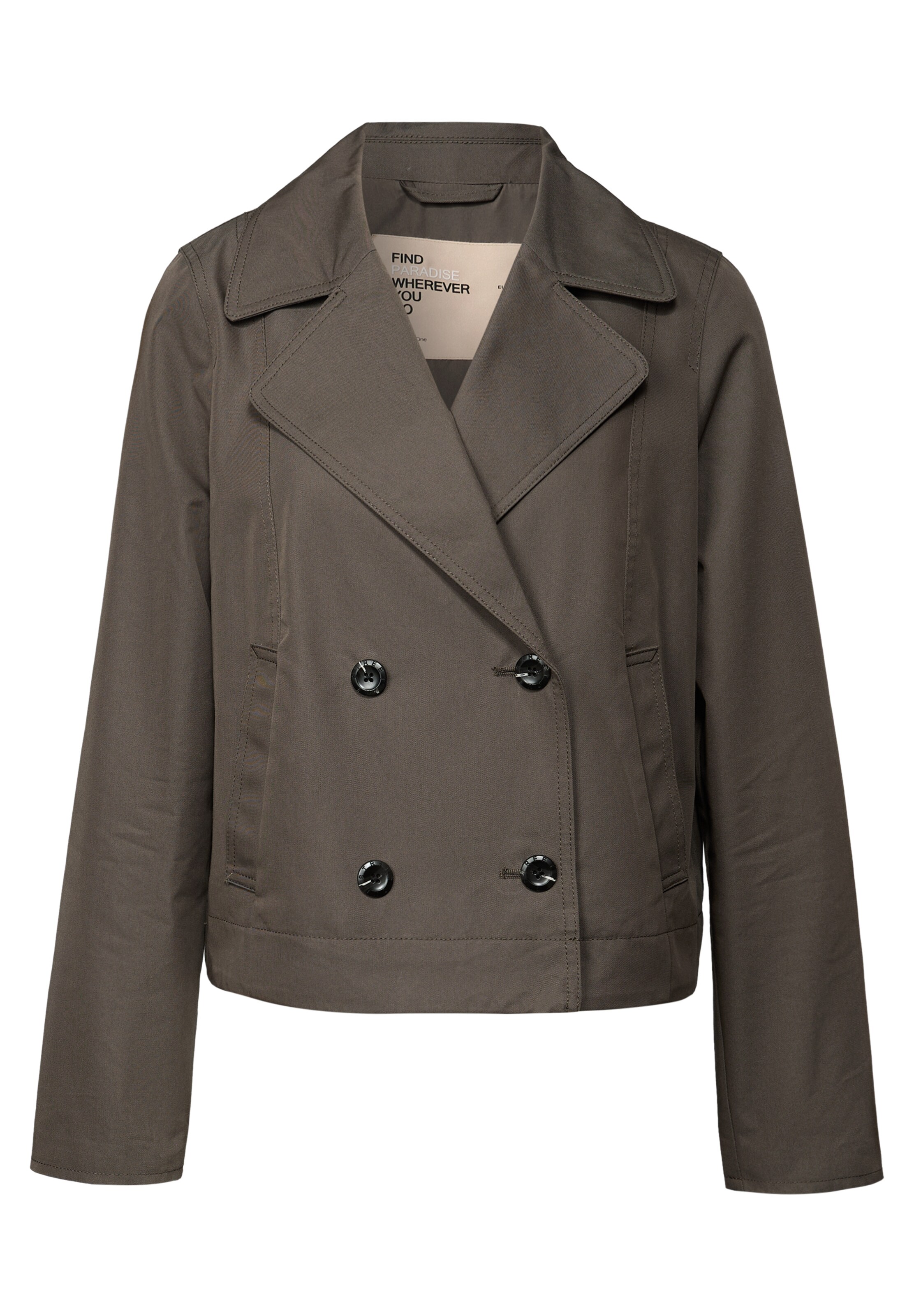 STREET ONE Between-Season Jacket in Brown: front