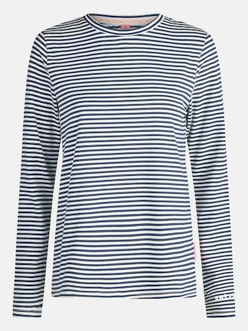 salzhaut Shirt 'Achtern' in Blau