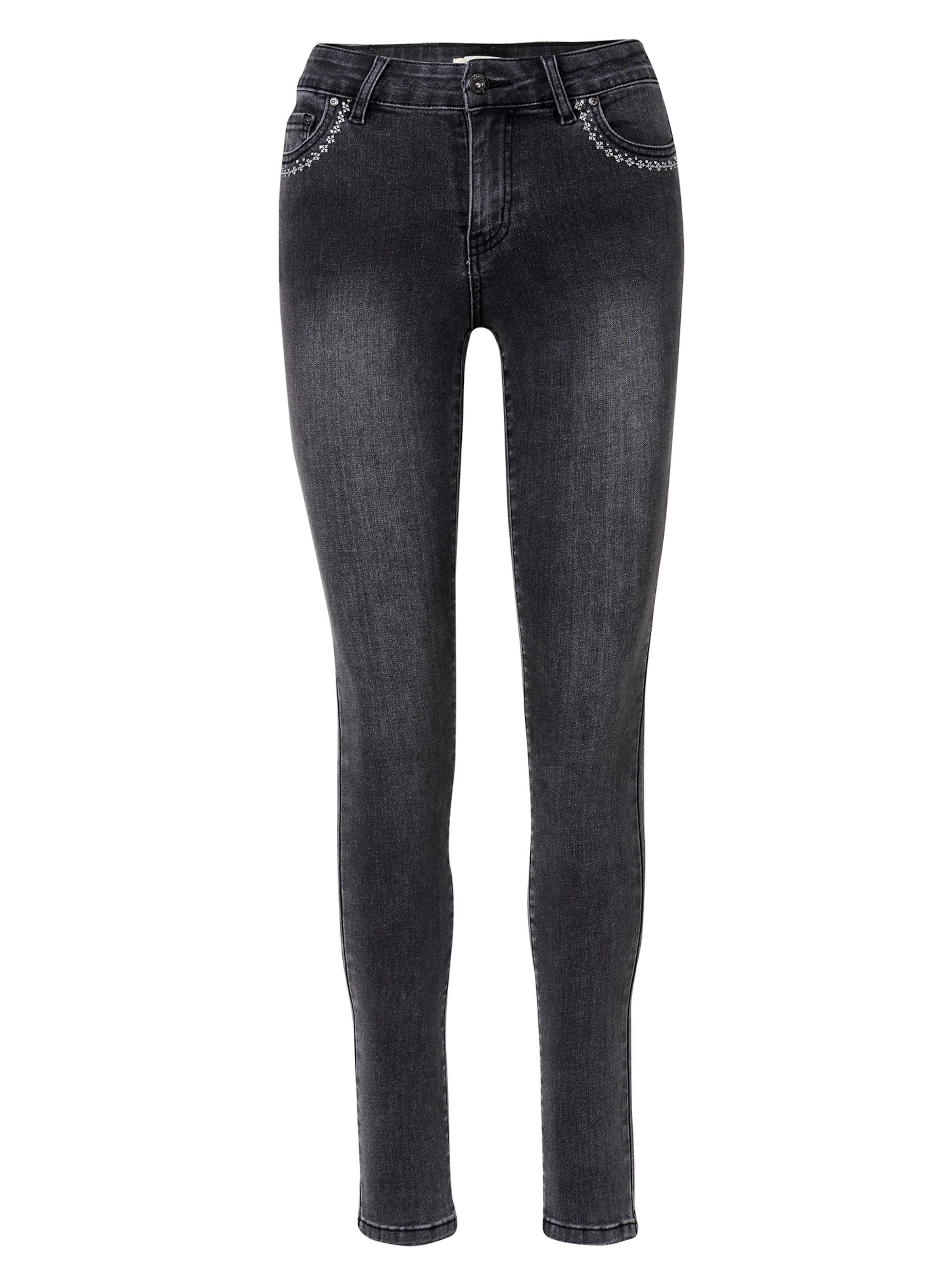 KOROSHI Skinny Džíny – černá: přední strana