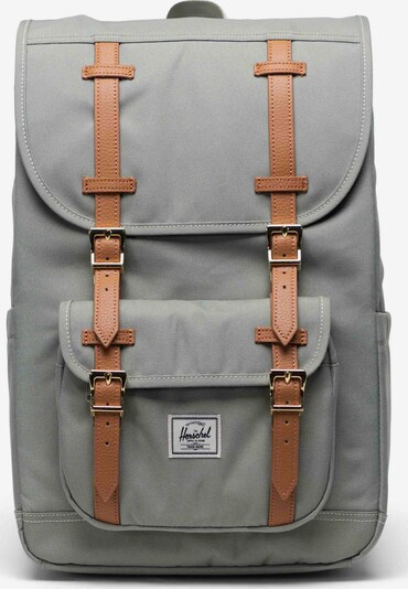 Herschel Backpack 'Little America™ Mid' in Caramel / Grey, Item view