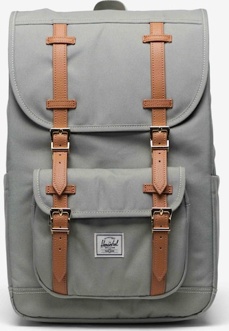 Herschel - Mochila 'Little America™ Mid' em cinzento: frente