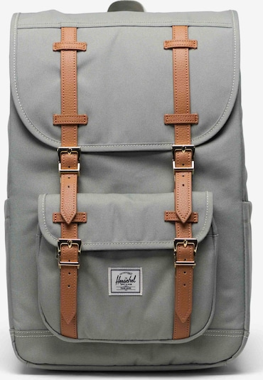 Herschel Ryggsäck 'Little America™ Mid' i karamell / grå, Produktvy