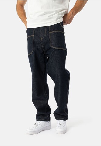 Loosefit Jean 'Kaiden' Elias Rumelis en bleu : devant