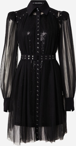 juoda Karl Lagerfeld Kokteilinė suknelė: priekis