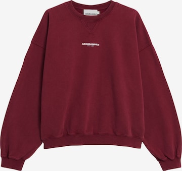 ARMEDANGELS Sweatshirt GMT DYE CREWNECK in Rot: Vorderseite