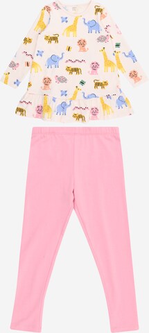 Lindex Set 'Jungle' in Pink: front