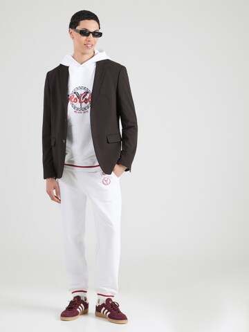 Sweat-shirt Carlo Colucci en blanc