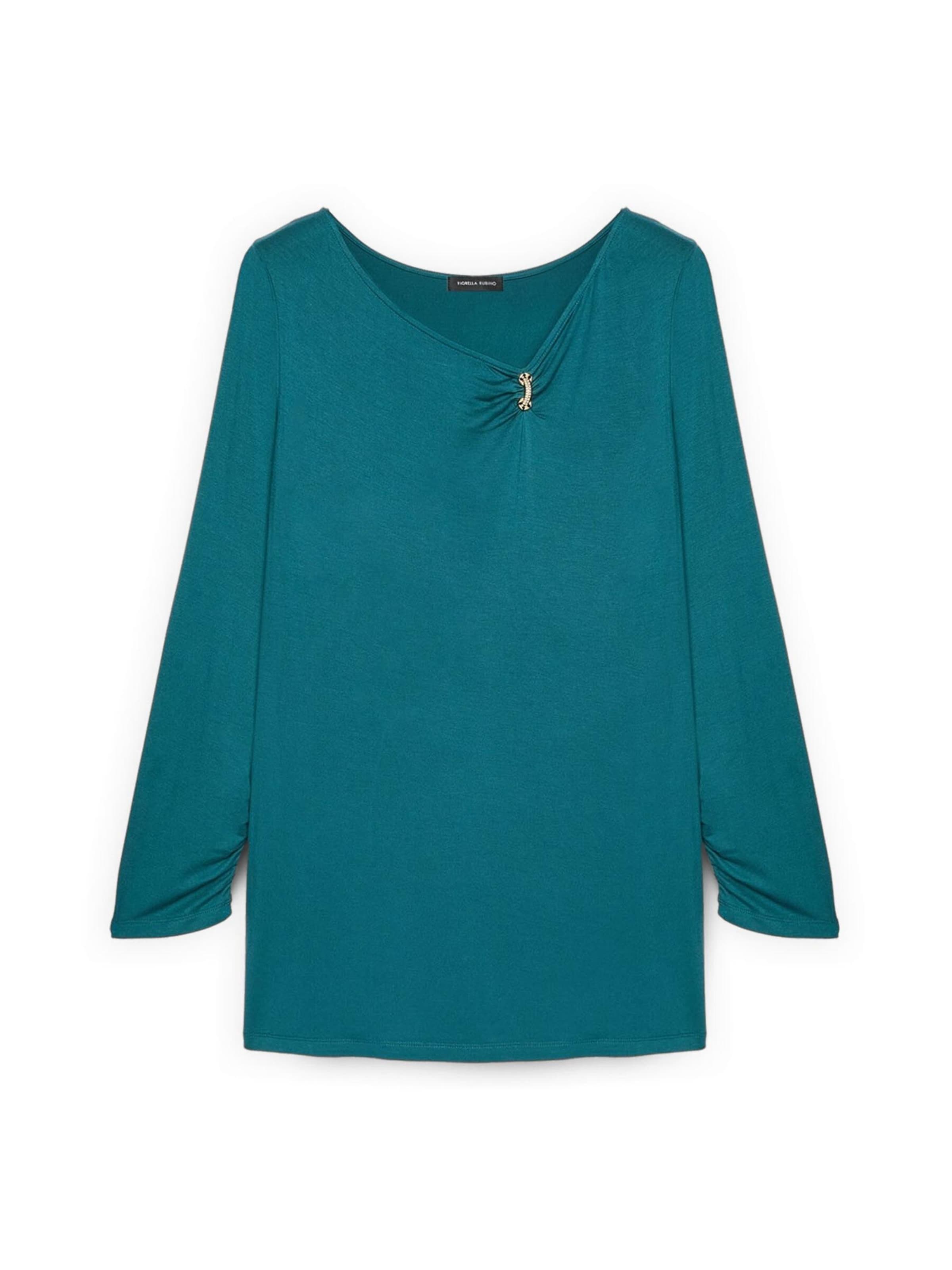 Haut Fiorella Rubino en bleu : devant