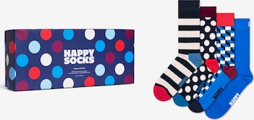 Happy Socks Sukat '4-Pack Navy Socks Gift Set' värissä musta: etupuoli