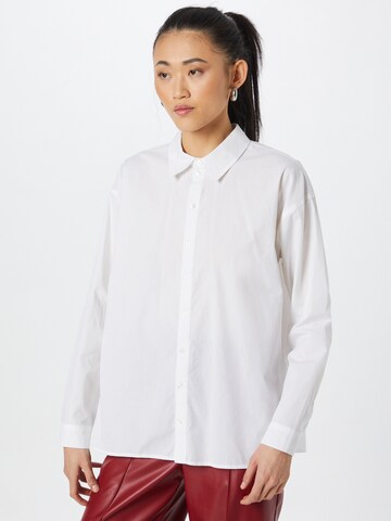 Noisy may Blouse 'VIOLET' in White: front