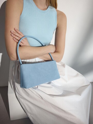 Estro Schultertasche '9909'‌‌‌ in Blau: Vorderseite