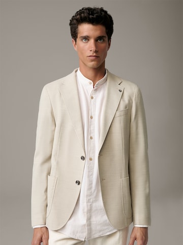 STRELLSON Slim fit Suit Jacket in Beige
