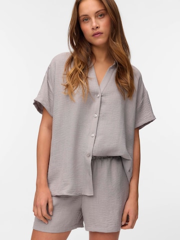 VERO MODA Loosefit Broek 'VMMelaney' in Blauw