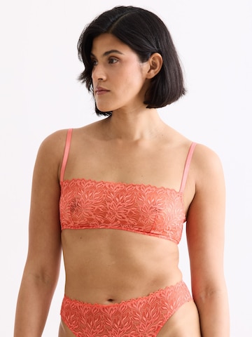 Bandeau Soutien-gorge 'Dreamy Lace' Erlich Textil en jaune : devant