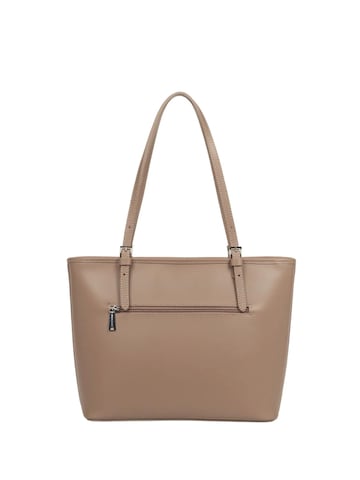 LANCASTER ParisShopper torba 'cabas épaule Zippée M Smooth 437-07 Praline' - bež boja