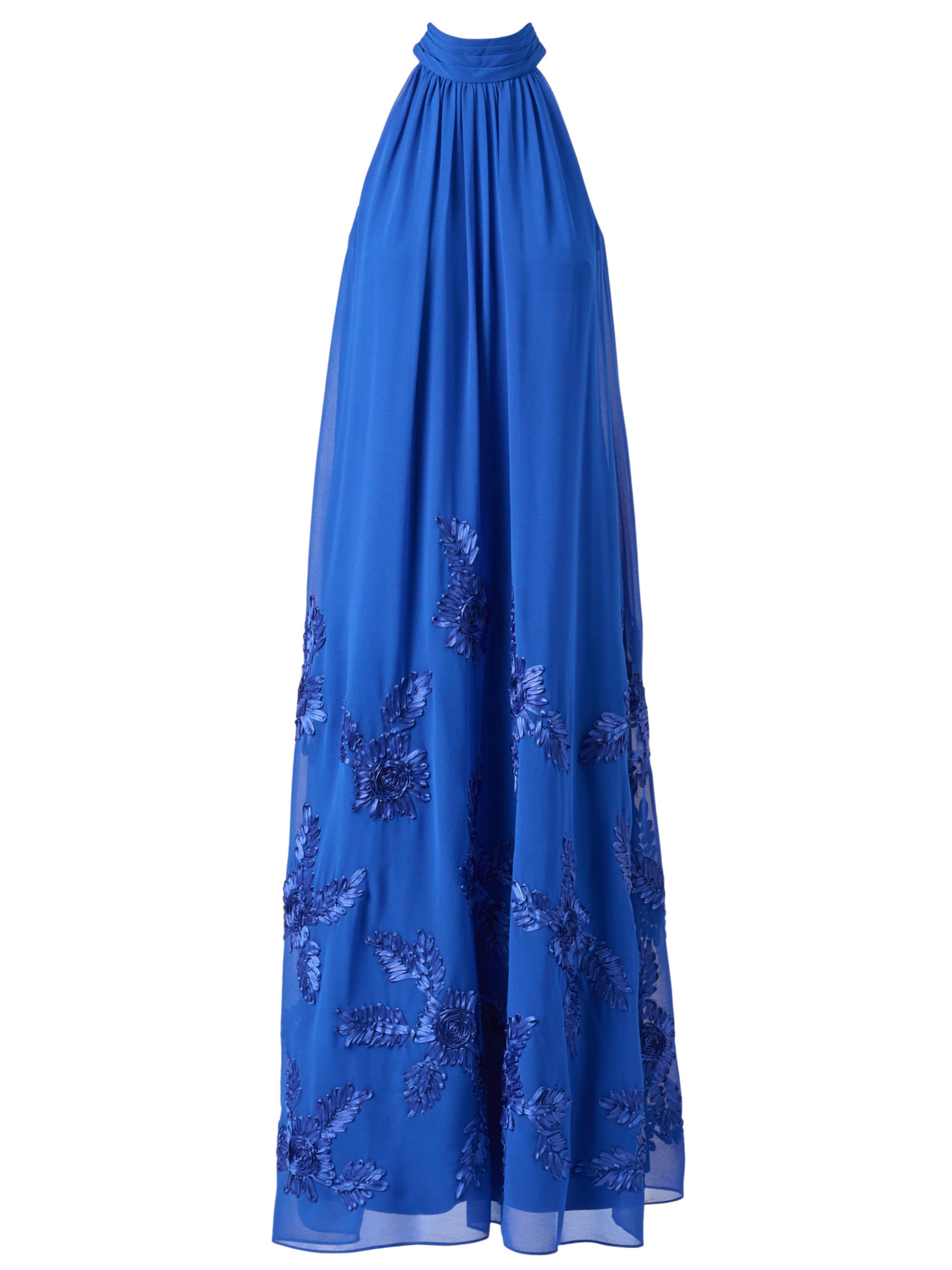 Adrianna Papell Evening Dress 'Soutache GGT Swing Dress' in Blue: front