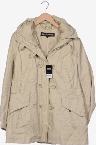 Creenstone Jacket & Coat in XL in Beige: front