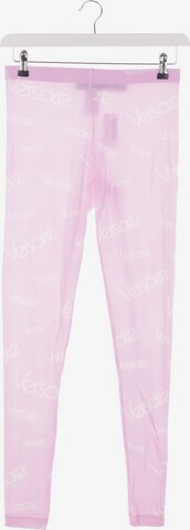 VERSACE Pants in XS in Pink: front
