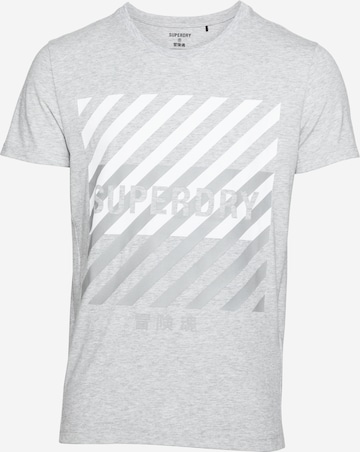Superdry Funkční tričko – šedá: přední strana