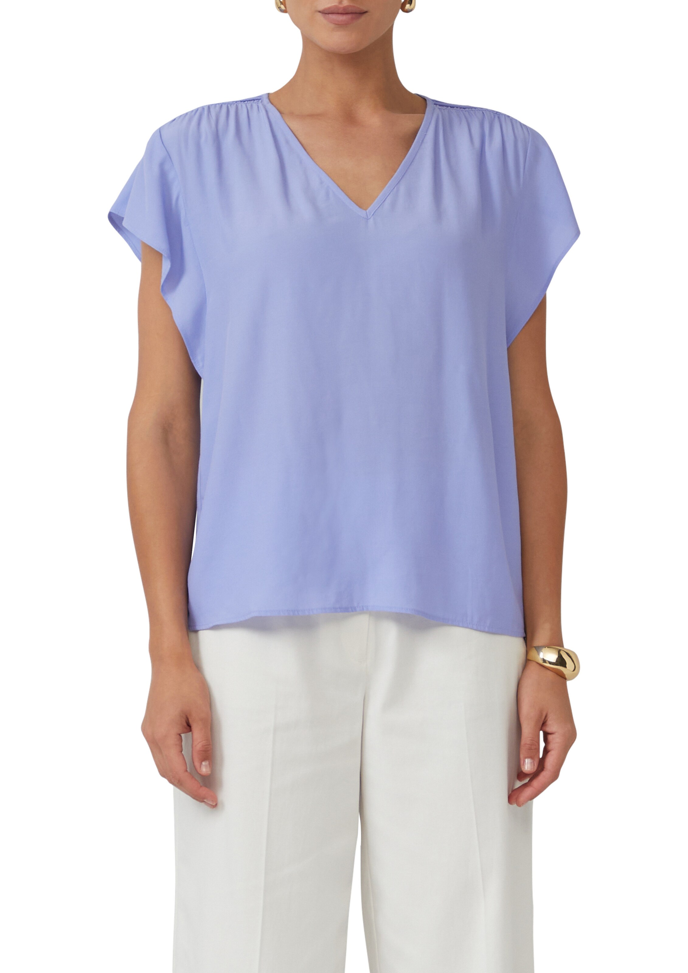 s.Oliver BLACK LABEL Blouse in Blue