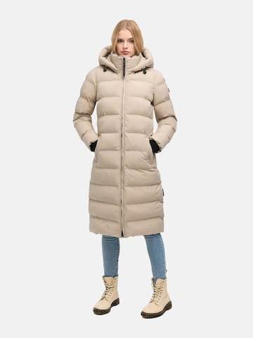 Manteau fonctionnel 'Harukaa 16' MARIKOO en beige : devant