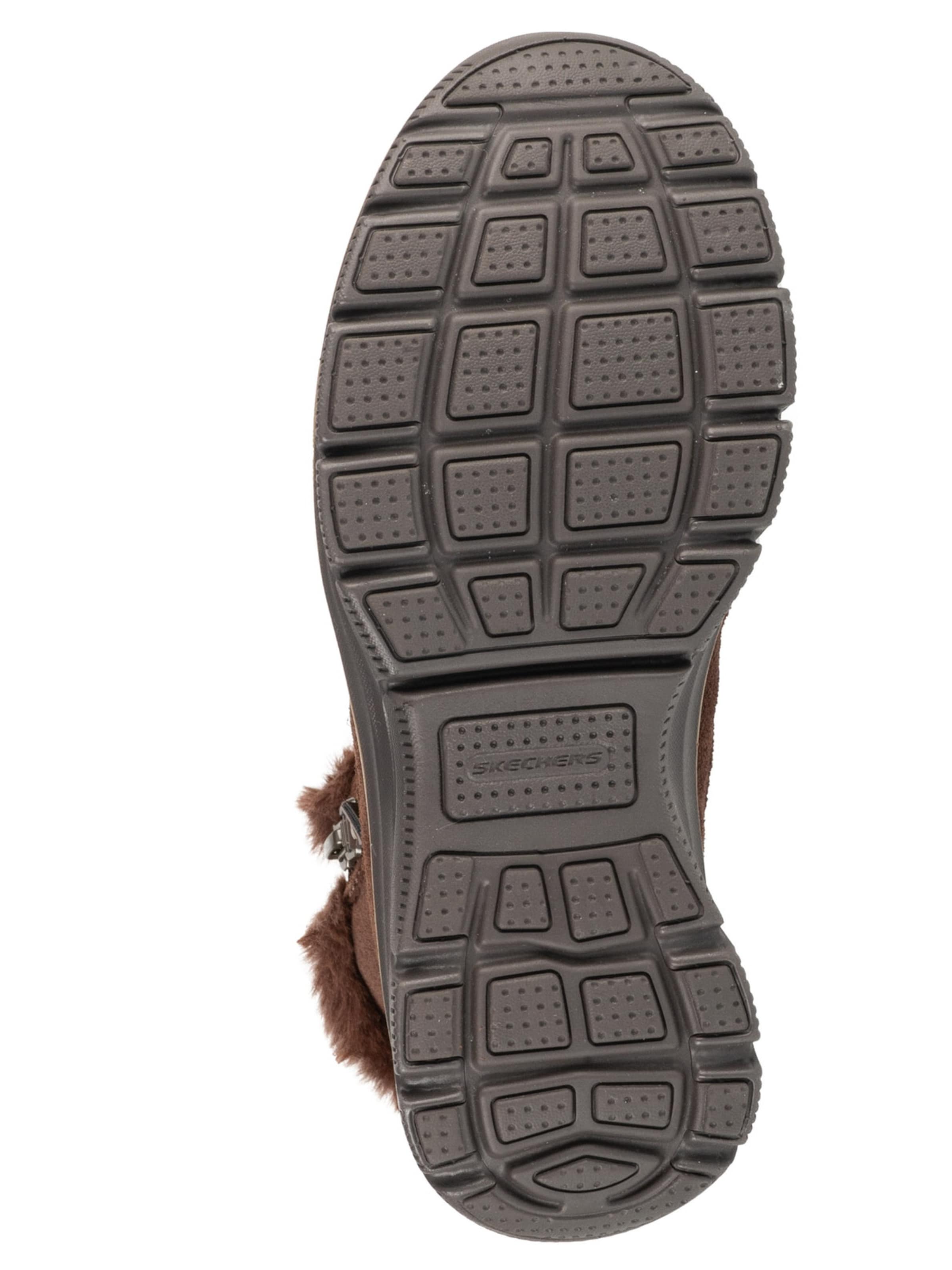 SKECHERS Boots 'Easy Going - Cool Zip!'‌‌‌‌‌‌‌‌ in Braun