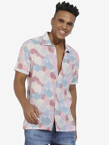 Campus Sutra - Ajuste confortable Camisa 'Miles' en rosa